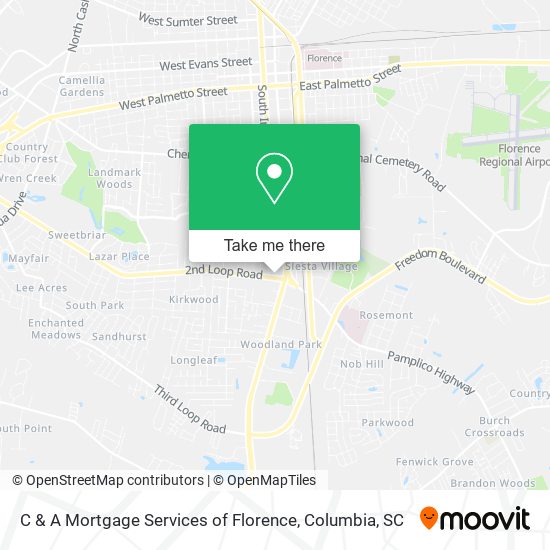 Mapa de C & A Mortgage Services of Florence