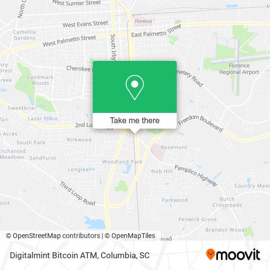 Mapa de Digitalmint Bitcoin ATM
