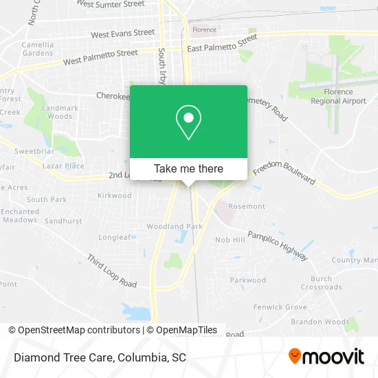 Diamond Tree Care map