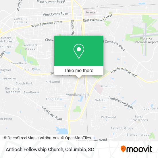 Antioch Fellowship Church map