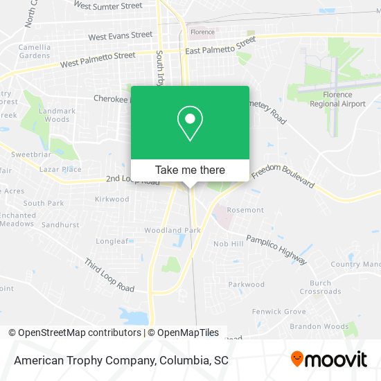 American Trophy Company map