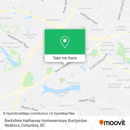 Berkshire Hathaway Homeservices Burtjordan Realtors map