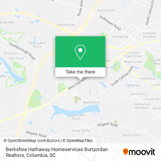 Mapa de Berkshire Hathaway Homeservices Burtjordan Realtors