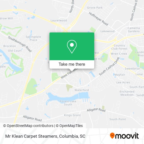 Mapa de Mr Klean Carpet Steamers