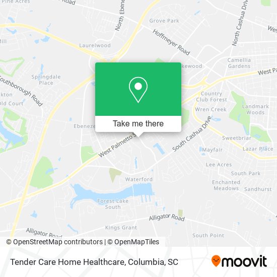 Mapa de Tender Care Home Healthcare