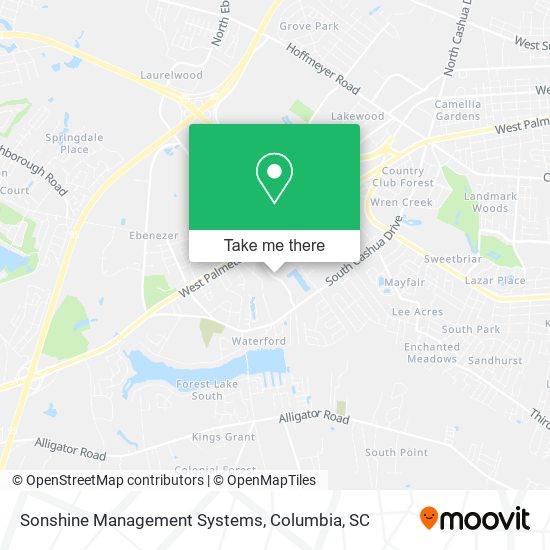 Sonshine Management Systems map