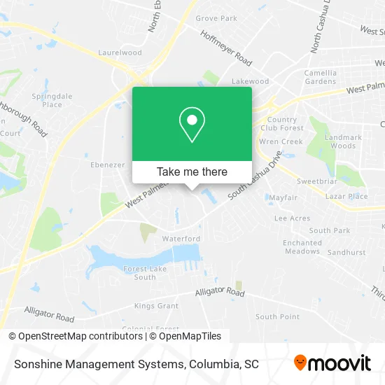 Sonshine Management Systems map