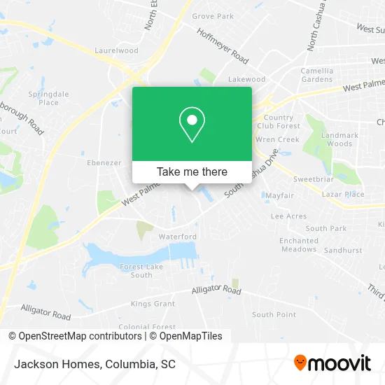 Jackson Homes map
