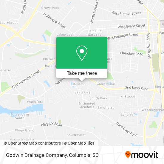 Mapa de Godwin Drainage Company