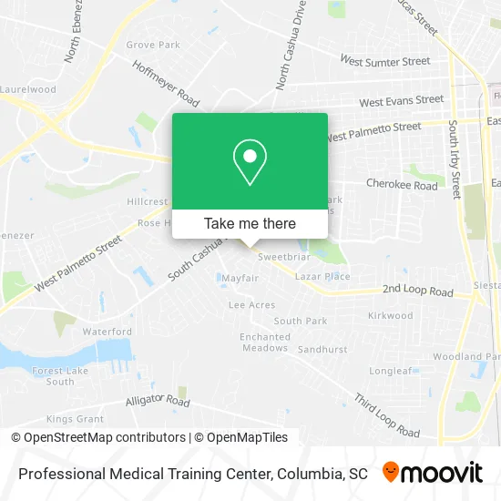 Mapa de Professional Medical Training Center