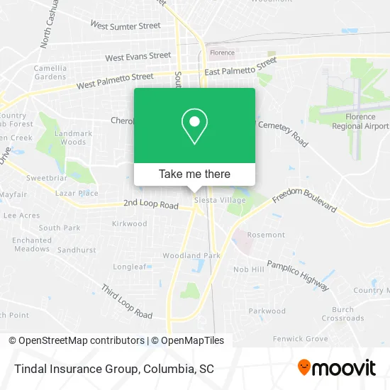 Tindal Insurance Group map