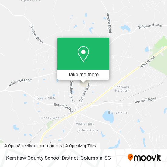 Mapa de Kershaw County School District