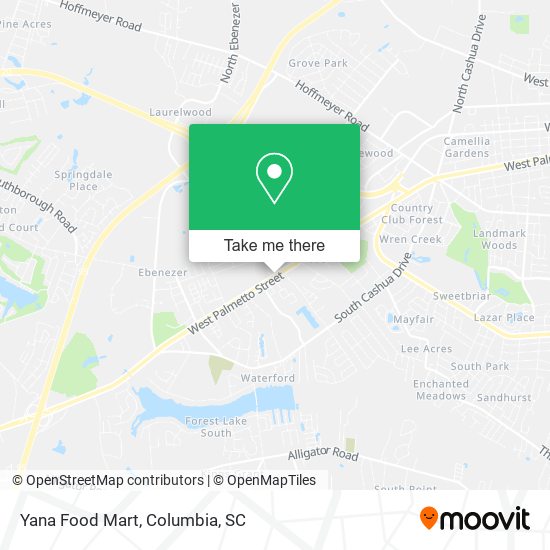 Yana Food Mart map