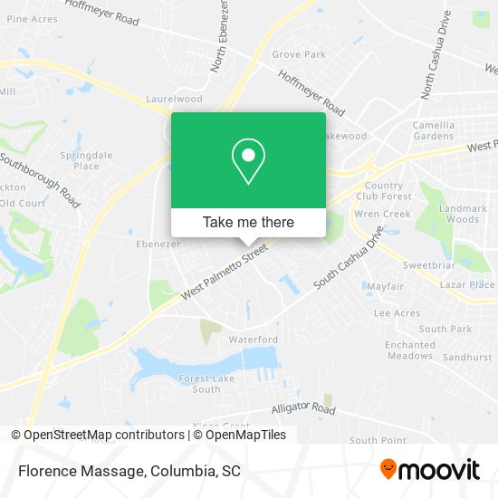 Florence Massage map