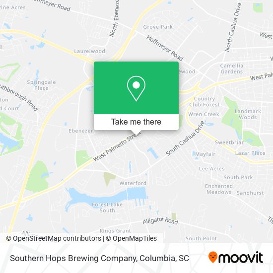 Mapa de Southern Hops Brewing Company