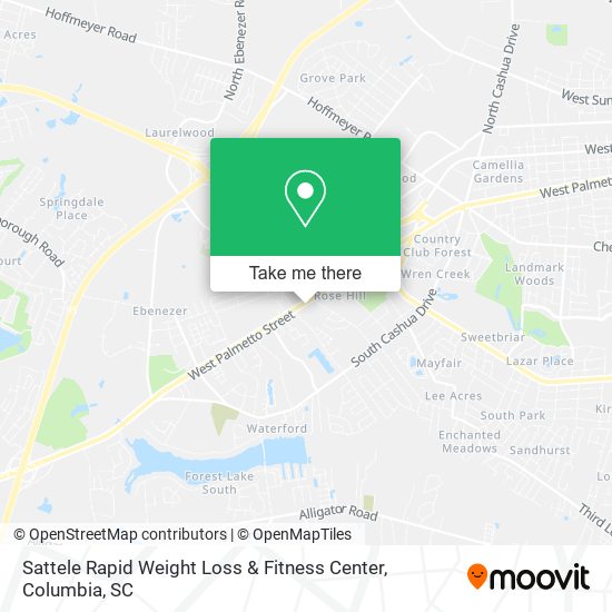 Mapa de Sattele Rapid Weight Loss & Fitness Center