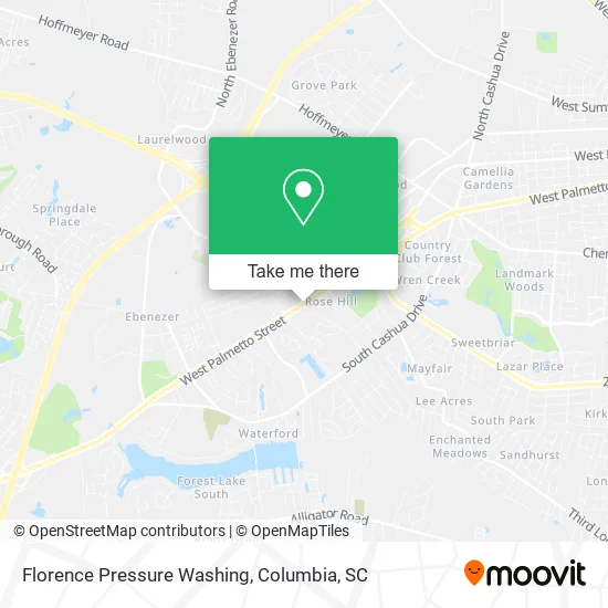Florence Pressure Washing map