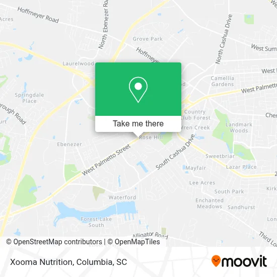 Xooma Nutrition map