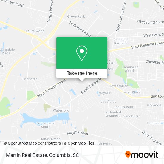 Martin Real Estate map