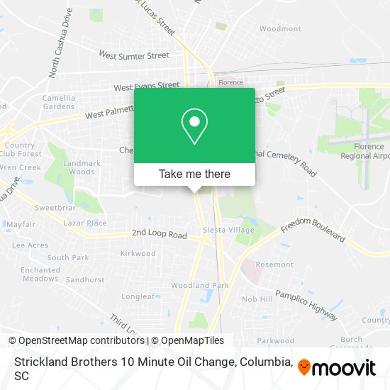 Strickland Brothers 10 Minute Oil Change map