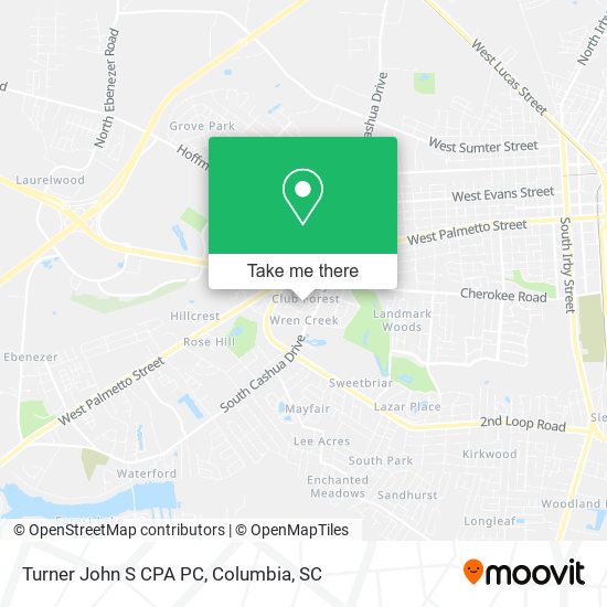 Turner John S CPA PC map