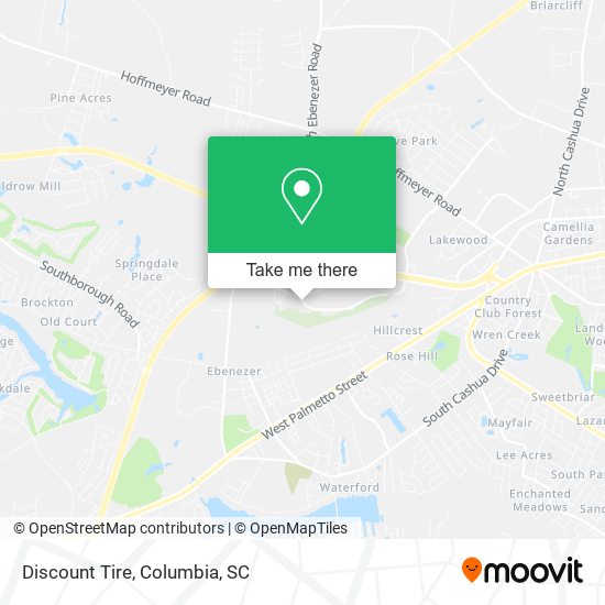 Discount Tire map