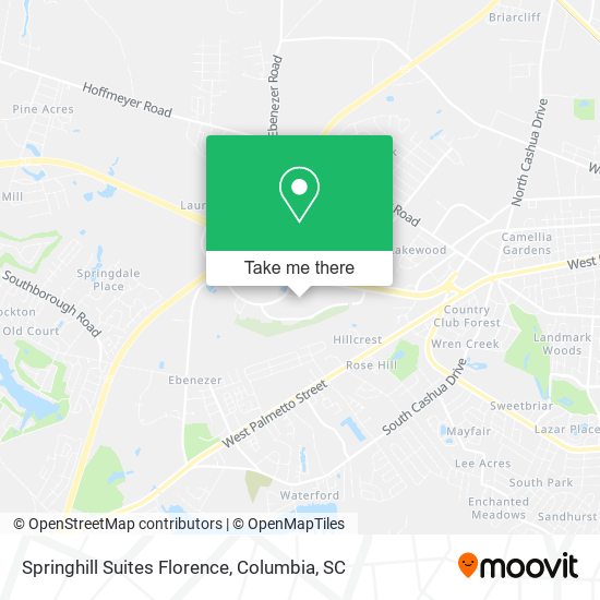 Springhill Suites Florence map