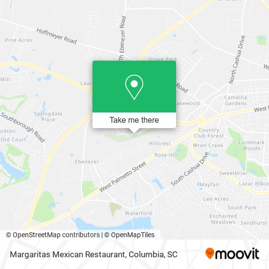 Margaritas Mexican Restaurant map