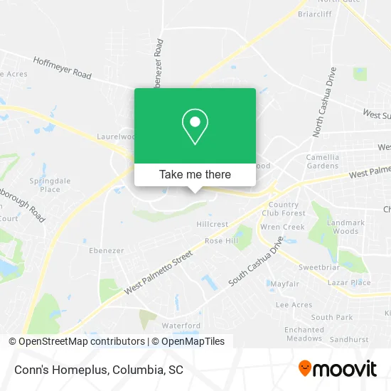 Conn's Homeplus map