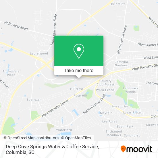 Deep Cove Springs Water & Coffee Service map