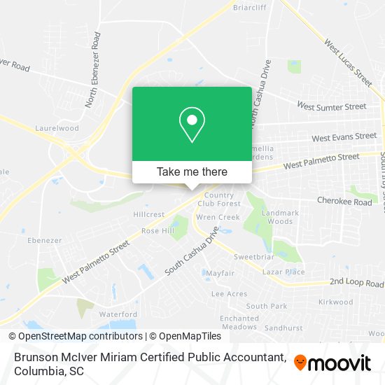 Mapa de Brunson McIver Miriam Certified Public Accountant