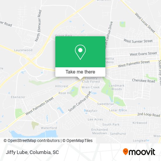 Jiffy Lube map