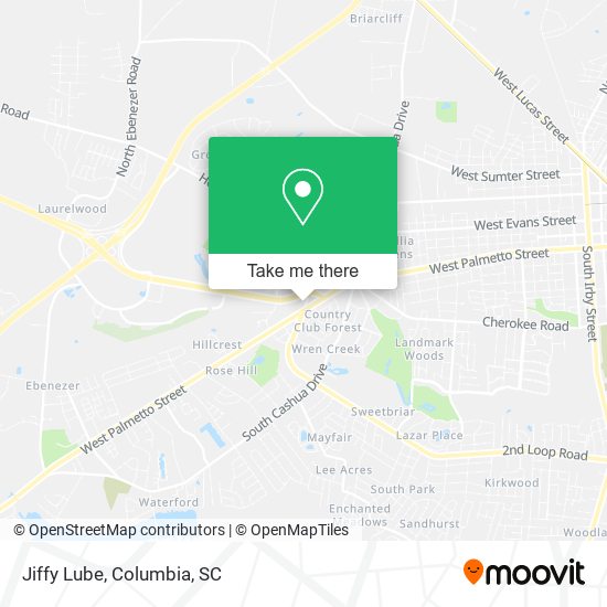 Jiffy Lube map