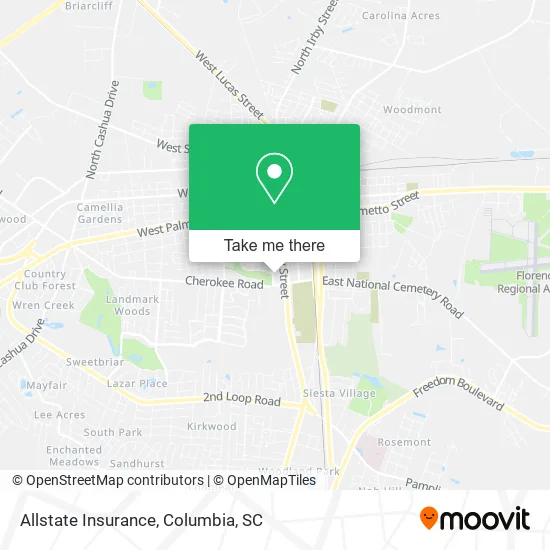 Allstate Insurance map
