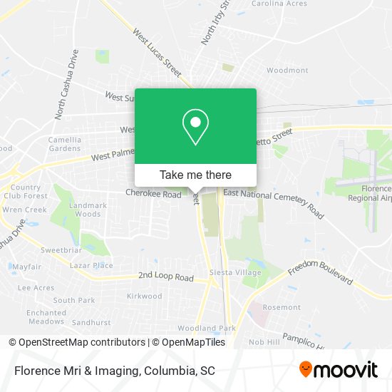 Florence Mri & Imaging map