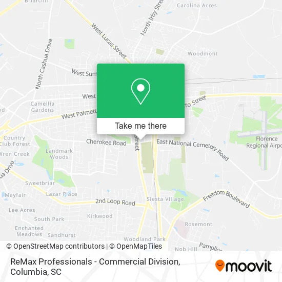 ReMax Professionals - Commercial Division map