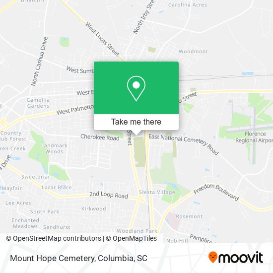 Mount Hope Cemetery map