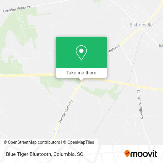 Blue Tiger Bluetooth map