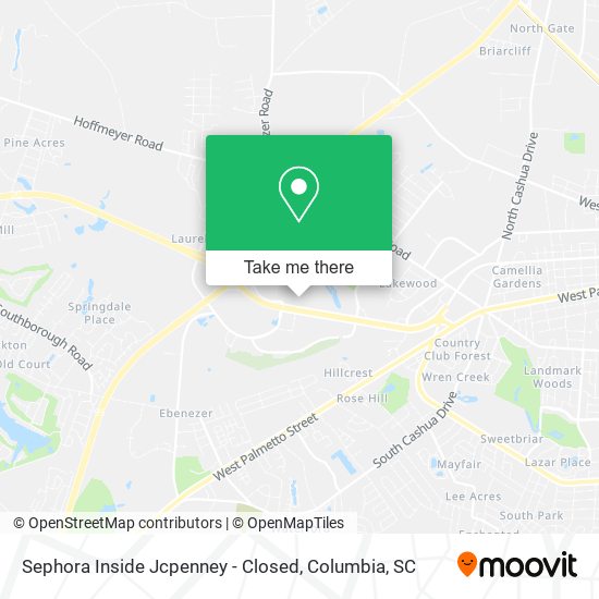 Sephora Inside Jcpenney - Closed map