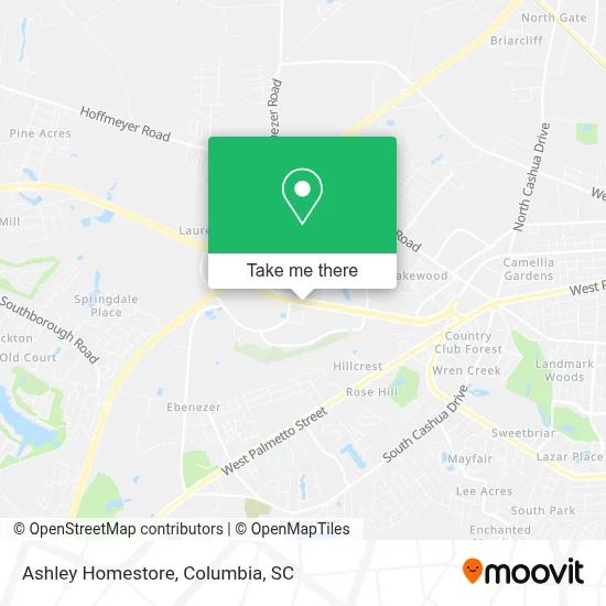Ashley Homestore map