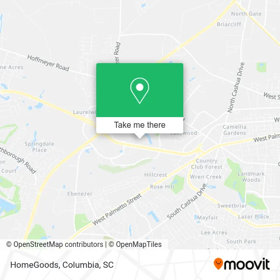 HomeGoods map