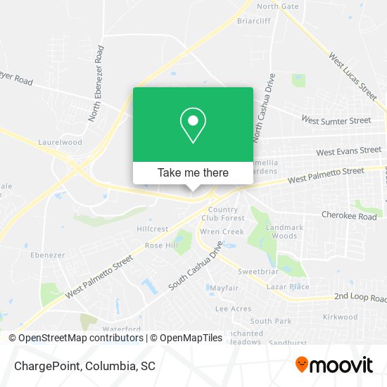 ChargePoint map