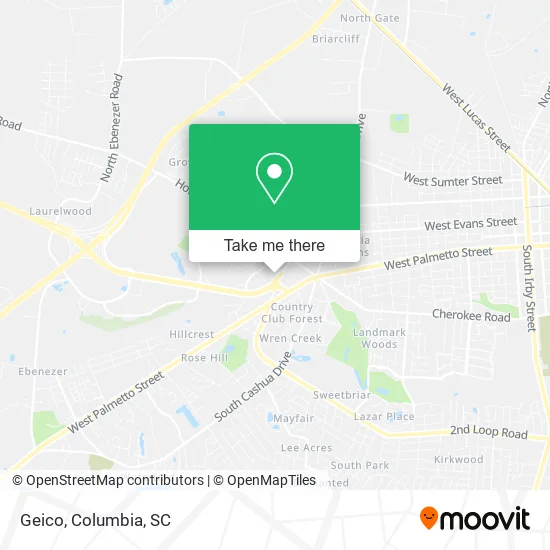 Geico map