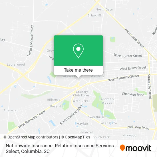 Nationwide Insurance: Relation Insurance Services Select map