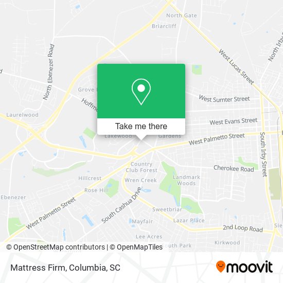 Mapa de Mattress Firm