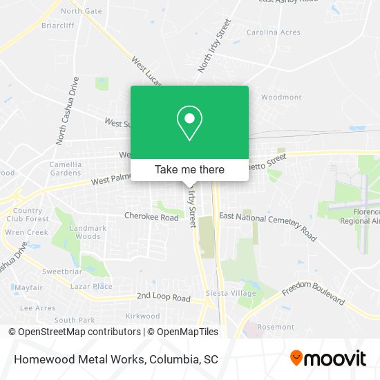 Mapa de Homewood Metal Works