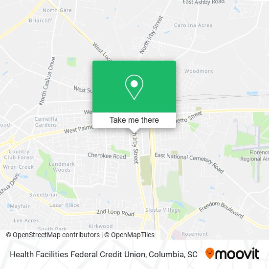 Mapa de Health Facilities Federal Credit Union