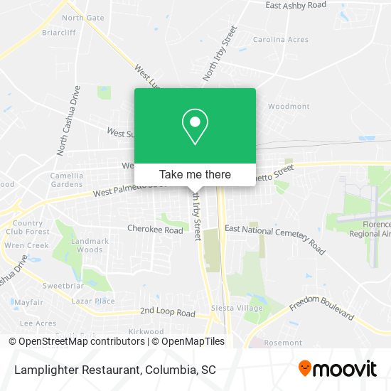 Lamplighter Restaurant map