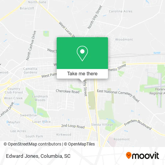 Edward Jones map