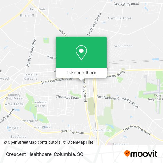 Crescent Healthcare map